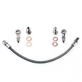 Kinugawa Turbo Oil Feed Line Kit Fit S13 S14 SR20DET TD05H TD06(M12x1.25) Top Mounted