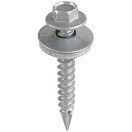 TIMco DS45W16B Hex Double Slash Timber Screw 6.3 x 45 and M16 Washers - Silver Ruspert (Box of 100)