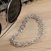NKlaus Bracelet 925 Sterling Silver 22 cm Wide Anchor Chain