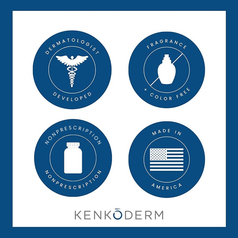 Kenkoderm Psoriasis Cream - Natural Moisturizing Face & Body Lotion