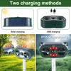 Solar Ultrasonic Animal Repellent Outdoor, Waterproof with Motion Activated Deterrent