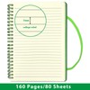 DWIYITTN A5 Spiral Notebook for Women, 4-Pack Hardback Notebook Gift