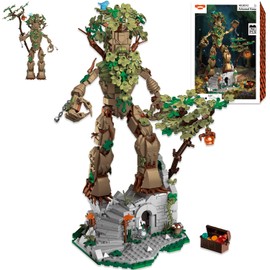 Tree-Man Building Blocks for Adult, Medieval Toy Buildings Set Botanical Figure Forest Guardian Model Kit for Kids 10+ Decor Collection Christmas Birthday Gifts 942PCS