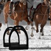 MP2MINGPIN Lightweight POM Plastic Stirrups, Rust-Resistant and Comfortable Equestrian Stirrups,