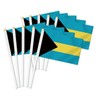 10 PCS Bahamas Handheld Small Flag, Bahamians Hand held Mini