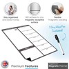 MagnetShop Magnetic Dry Erase White Board Planner for Fridge |