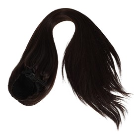 PACKOVE Long Straight Ponytail Extension for Women Realistic Synthetic Hairpiece for Daily Wear Parties and Festivals Washable with Shampoo Color for Versatile