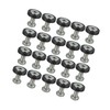 Hihaha 20 Pcs Car Motorcycle Black M6 Fender Bumper Washer