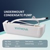 Watnova Automatic Undermount Mini Split Condensate Pump, 10GPH, 37ft, 100-230V~,