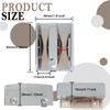 Sliding Shower Door Bottom Guide,2pcs 60x46x18mm Anti-Collision Block with Screws