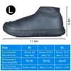 JUDA Waterproof Shoe Covers, Reusable Non-slip Overshoes, for Rain, Snow