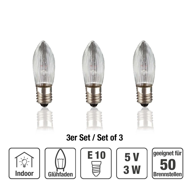 Hellum Replacement Fairy Lights for Indoor and Outdoor Lighting in