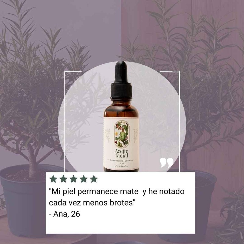 NAE Aceite Facial Control de Grasa Jojoba Árbol de Té