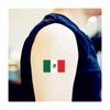 Womaha 30 Sheets Mexico Flag Temporary Tattoos Fans Face Tattoo