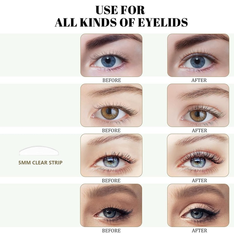 Eyelid Lift Tapes Eyelid Correcting Strips for Sagging Eyes 5MM