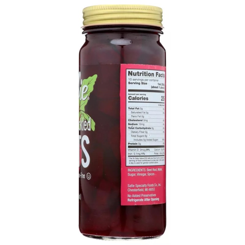 Safie Sweet Pickled Beets 16 oz (Pack Of 6)