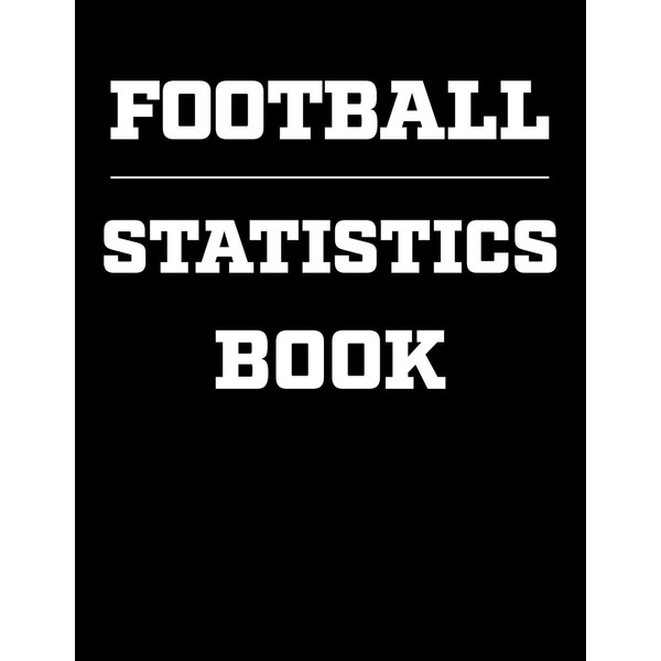 Football Statistics Book: 2019-2020 Coaching Notebook, Blank Field Pages, Calendar,