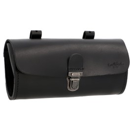 Gusti Raymond P. Women's and Men's Leather Saddle Bag Accessories Bicycle Anti-Theft Saddle Vintage Retro Anti-Theft Black