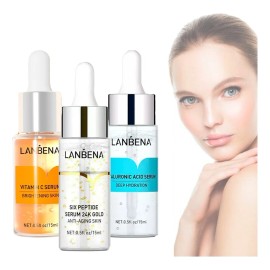 Lanbena Serum, Tratamiento Dermapen 3 Piezas Hidratante F Tipo De Piel Todo Tipo De Piel