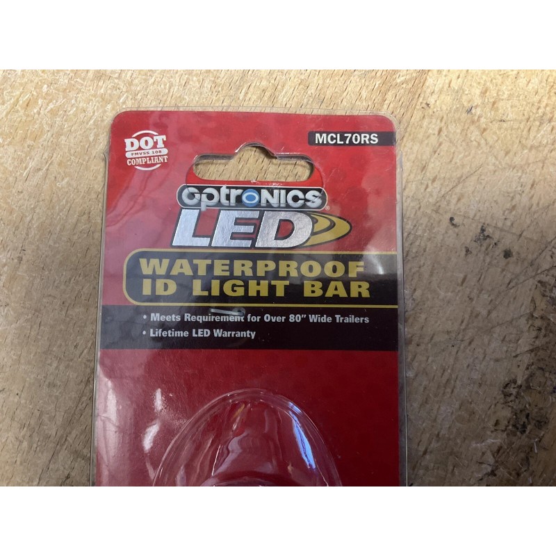 Optronics LED Waterproof ID Light Bar-Ultra Thin DOT 80” Wide