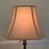 Royal Designs Rectangle Bell w Cut Corners Designer Lamp Shade,