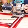 SpeTool Aluminum Juice Groove Router Jig, Adjustable Router Jigs and