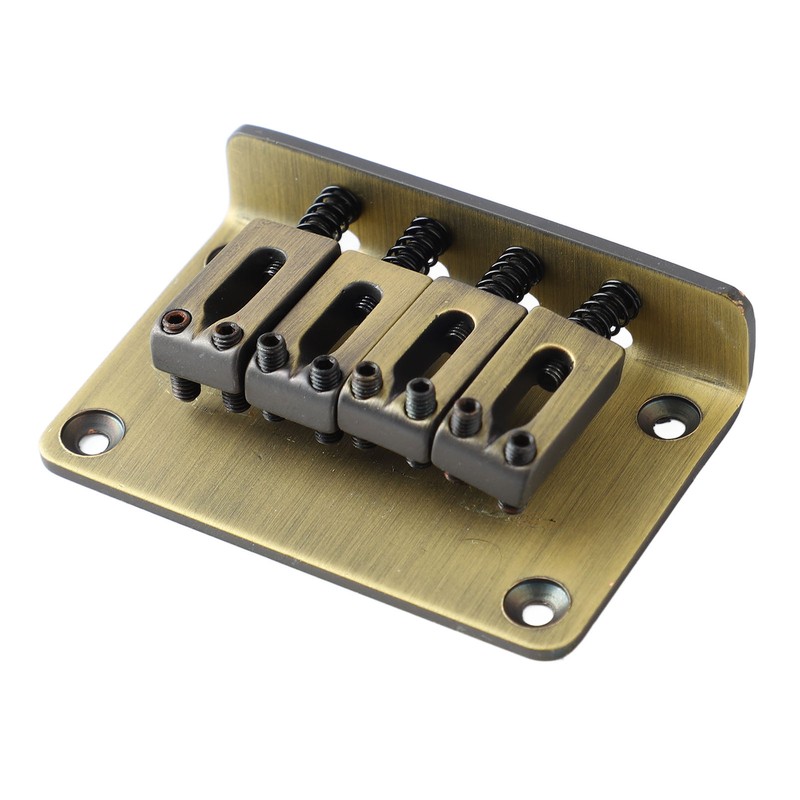 4 String Guitar Bridge Ukulele Bass Metal Bridge Replacement for