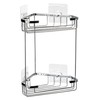 Tatay Krom Shower Shelf 2 Heights 100% Stainless Steel Brass