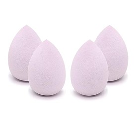 Makeup Sponges Foundation Blending Sponge for Concealer Blush Powder Multi-color Blender Sponges (4pcs Purple)