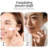 FOMIYES 12pcs Mini Powder Puff for Makeup Application Lightweight Blending
