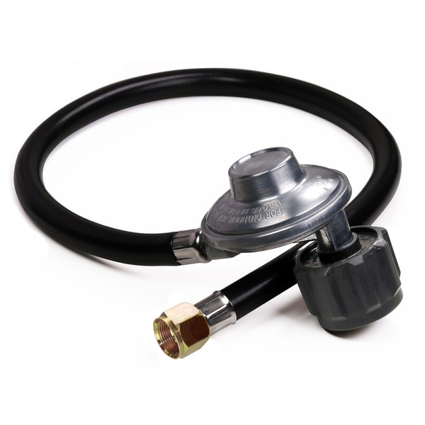 DOZYANT Vertical 2 Feet Propane Regulator and Hose Universal Grill