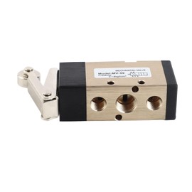 1/4in PT Pneumatic Reversing Valve 2 Position 5 Way Roller Lever Mechanical Valve Pneumatic Control Mechanical Valve