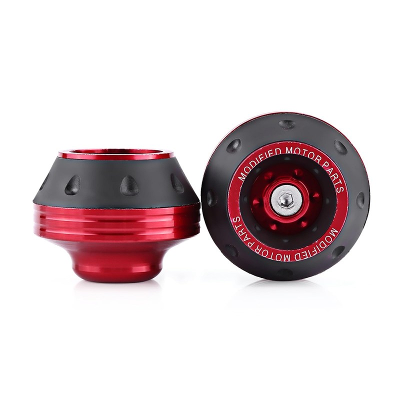 2 Pieces Fork Wheel Crash Pads CNC Aluminium Motorcycle Fall