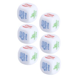 Kisangel 6pcs Creative Housework Distribution Fun Role Playing for Families Present for Adults Enjoy Household Tasks with Laughter