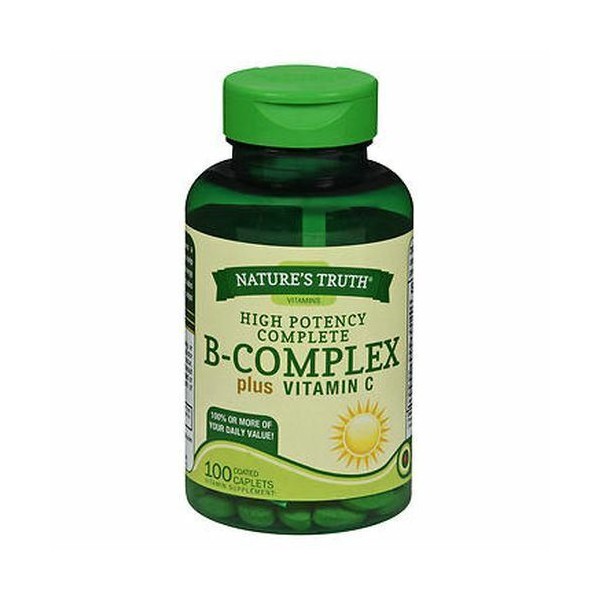 B-Complex Plus Vitamin C 100 Tabs  by Nature's Truth