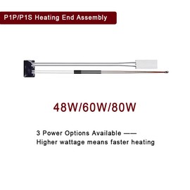 3D Printer Bambu Lab Thermistor & Cartridge Heater - Quick Replacement Parts for High-Temperature Printing (P-48W)