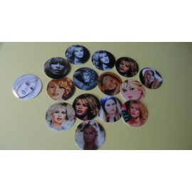 Unbranded Pre Cut One Inch Bottle Cap Images Bridgette Bardot Free Ship - photo, 15 images