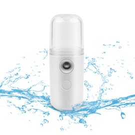Nano Facial Mister, Mini vaporizador facial, práctico pulverizador de niebla hidratante, extensiones de pestañas atomizadoras, vapor de cuidado de la piel, recargable por USB