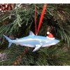 THE JOY TREE Shark with Santa Hat Christmas Tree Ornament