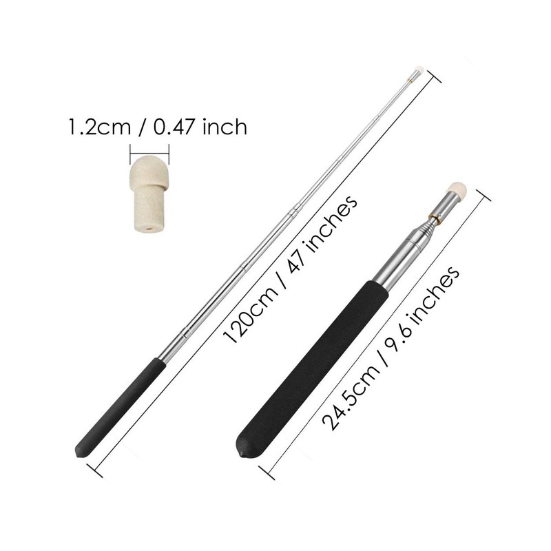 SCSpecial Telescopic Teachers Pointer Stick Retractable Pointer for Teaching with