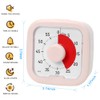 60-Minute Visual Timer for Kids and Adults, Countdown Clock Timer