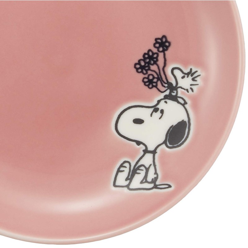 Peanuts SN611-255 Season Plate, 5.5 inches (14 cm), Red