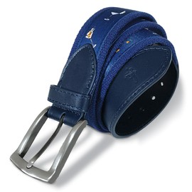 MAD GOLFER MarTEEni Webbing belt with Ribbon Overlay (38)