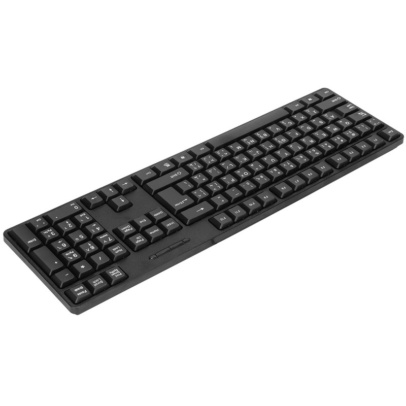 Computer Keyboards Ergonomic Design Durable USB Wired Arabic English Mechanical