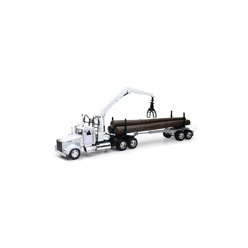 Die-Cast Truck Replica - Kenworth W900 Log Carrier, 1:32 Scale,