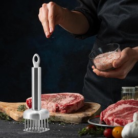 Stainless Steel Meat Tenderiser, 304 Needle Hammer Tool for Chicken, Beef, Steak (SRZ-11489-S)