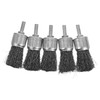 TEHAUX 5pcs Drill Wire Brush Durable Abrasive Wheel Brushes for