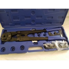 Badger 1 1/4" Pex crimp Multi-Tool with 1/2", 3/4", 1" Heads