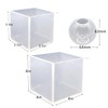 Demorex Large Cube Resin Molds-Sphere Silicone Casting Molds for DIY