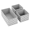 mDesign Fabric Storage Boxes – Fabric Box in Two Sizes